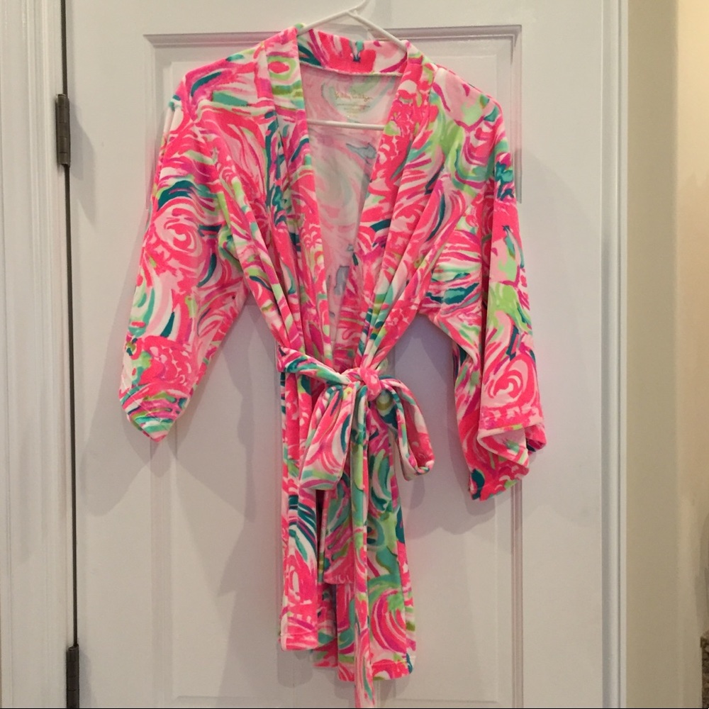 BNWT Lilly Velour Robe XS